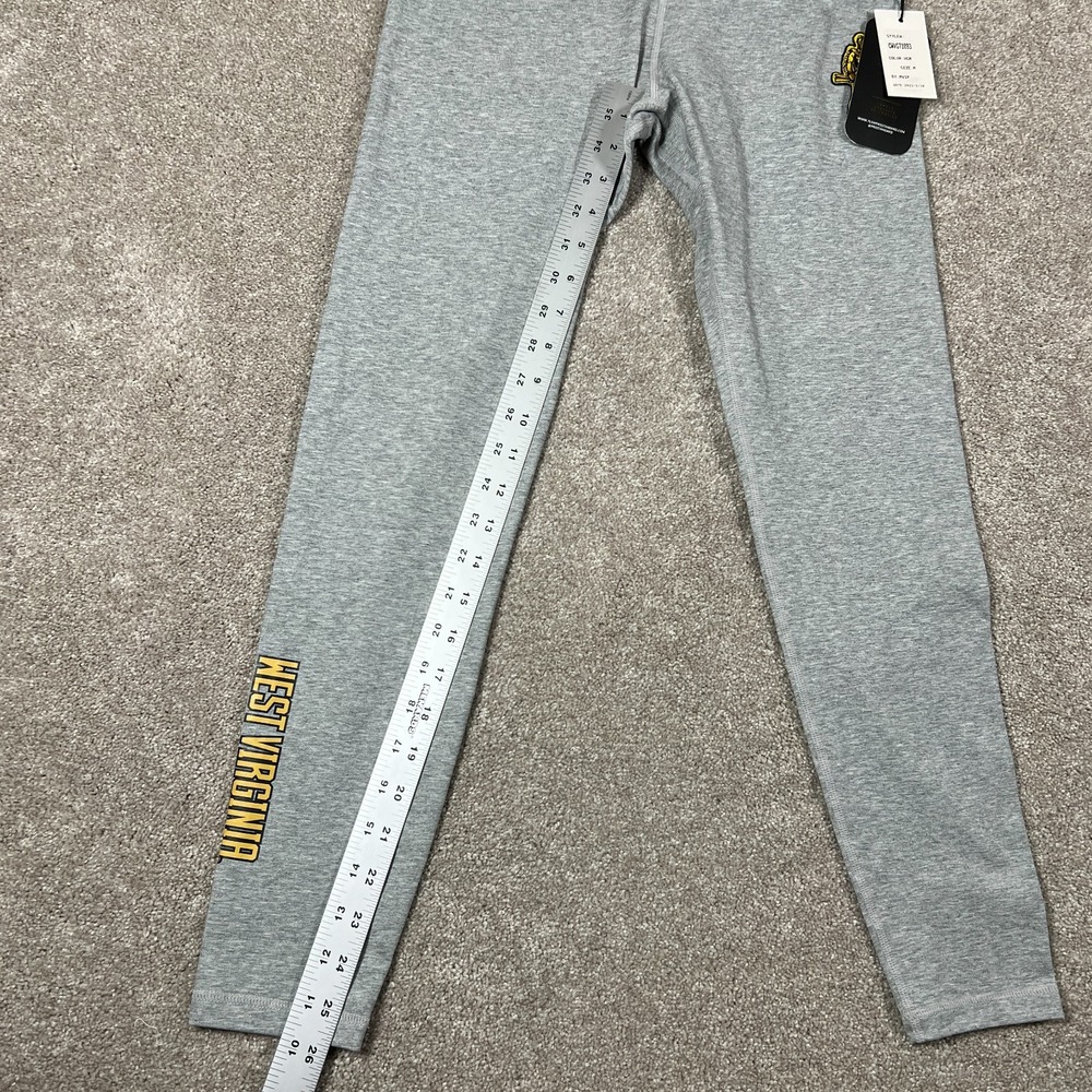 Pro Standard Womens Medium Gray West Virginia Mountaineers Football Leggings NWT - Picture 8 of 8